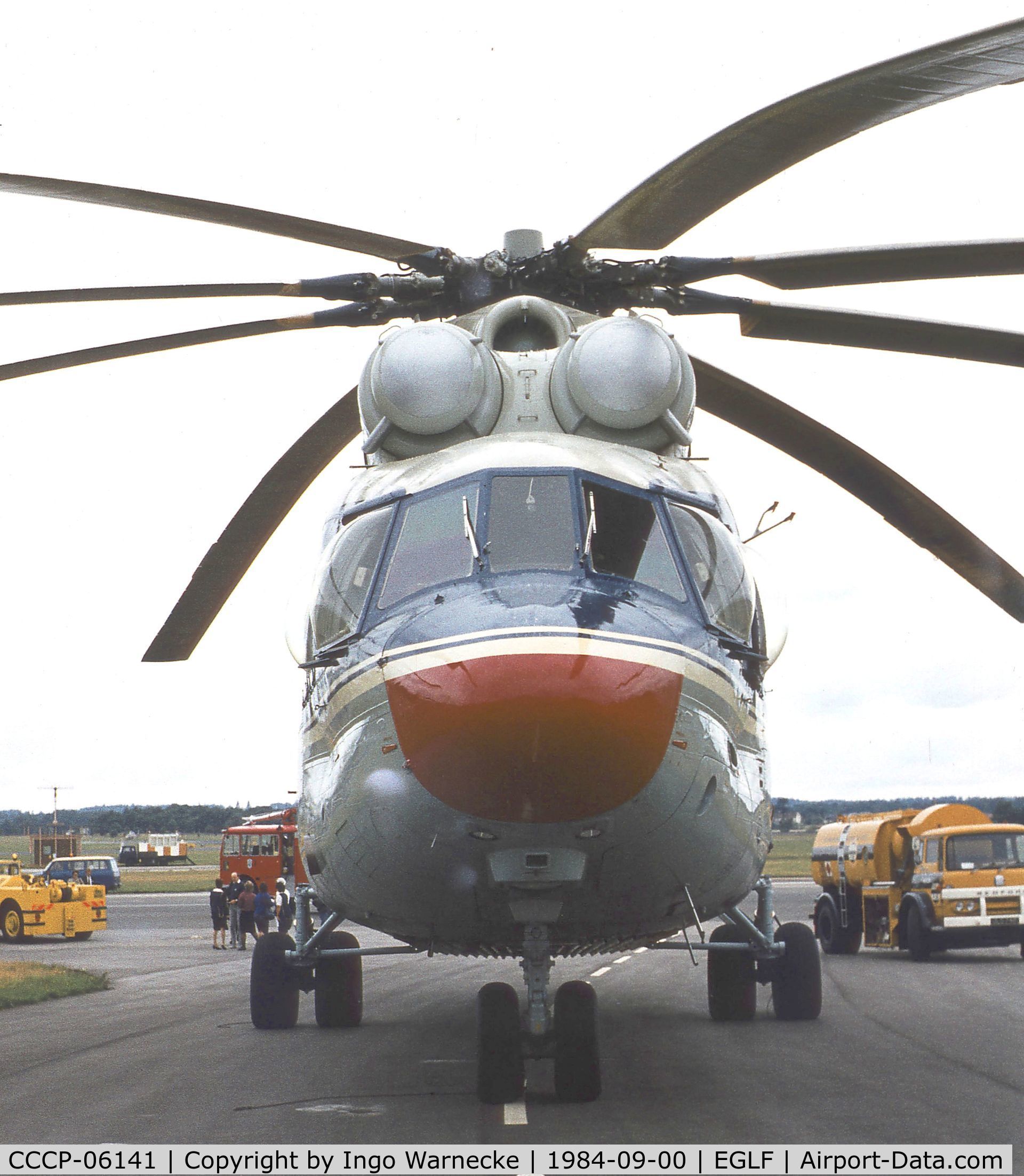 CCCP-06141, Mil Mi-26 C/N 00935232, Mil Mi-26 HALO at Farnborough International 1984