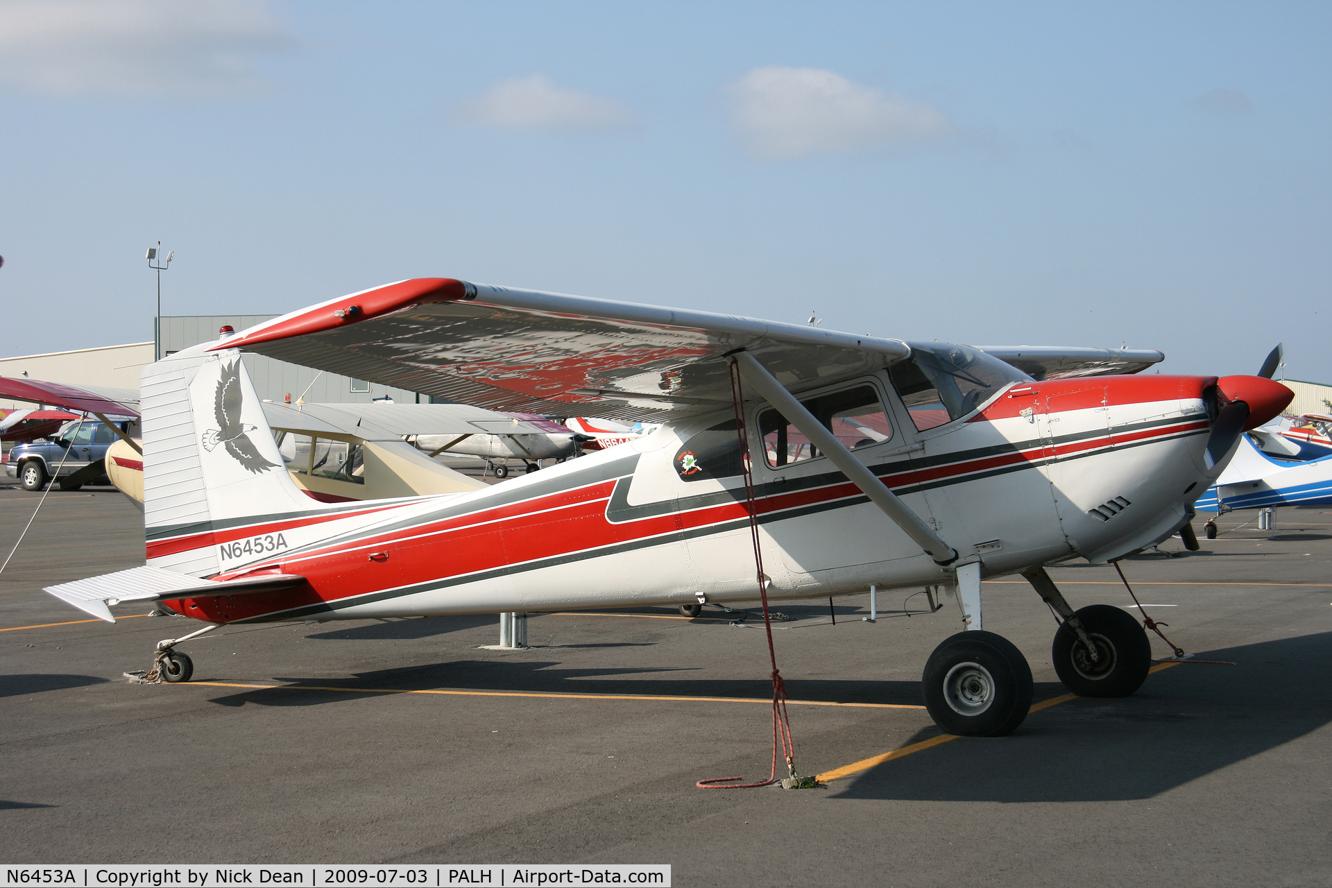 N6453A, 1956 Cessna 182 Skylane C/N 33253, PALH