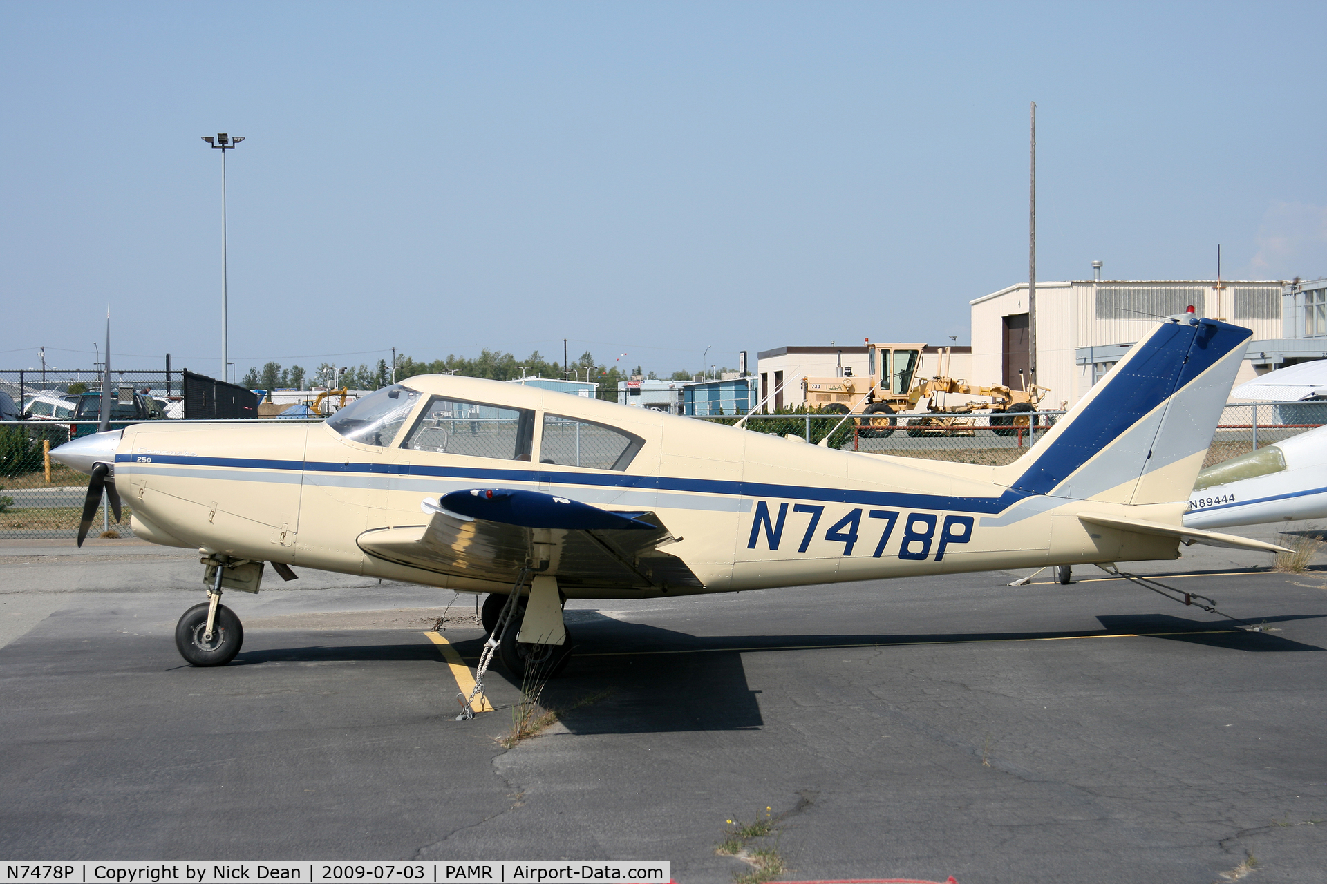 N7478P, 1961 Piper PA-24-250 Comanche C/N 24-2671, PAMR