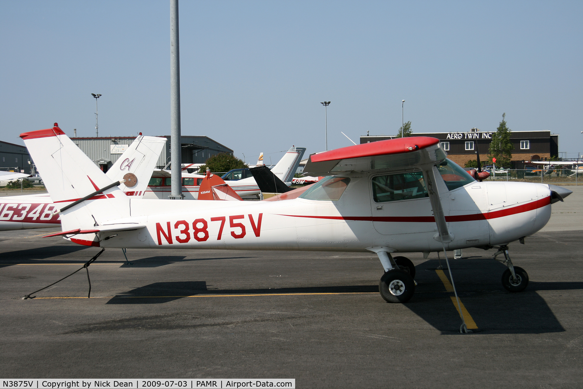 N3875V, 1975 Cessna 150M C/N 15076643, PAMR