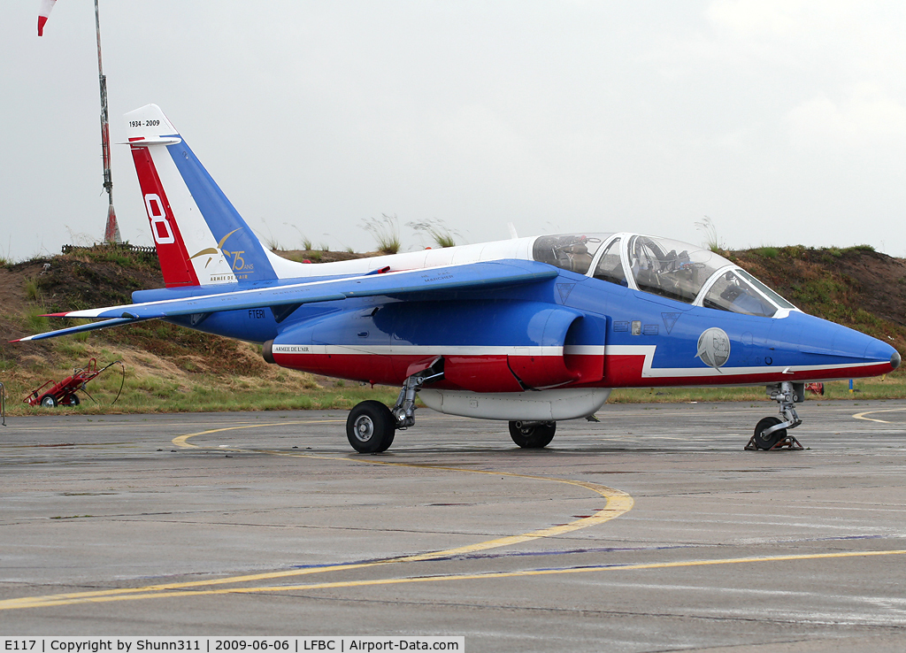 E117, , Used as a demo during LFBC Airshow 2009... New logo on tail