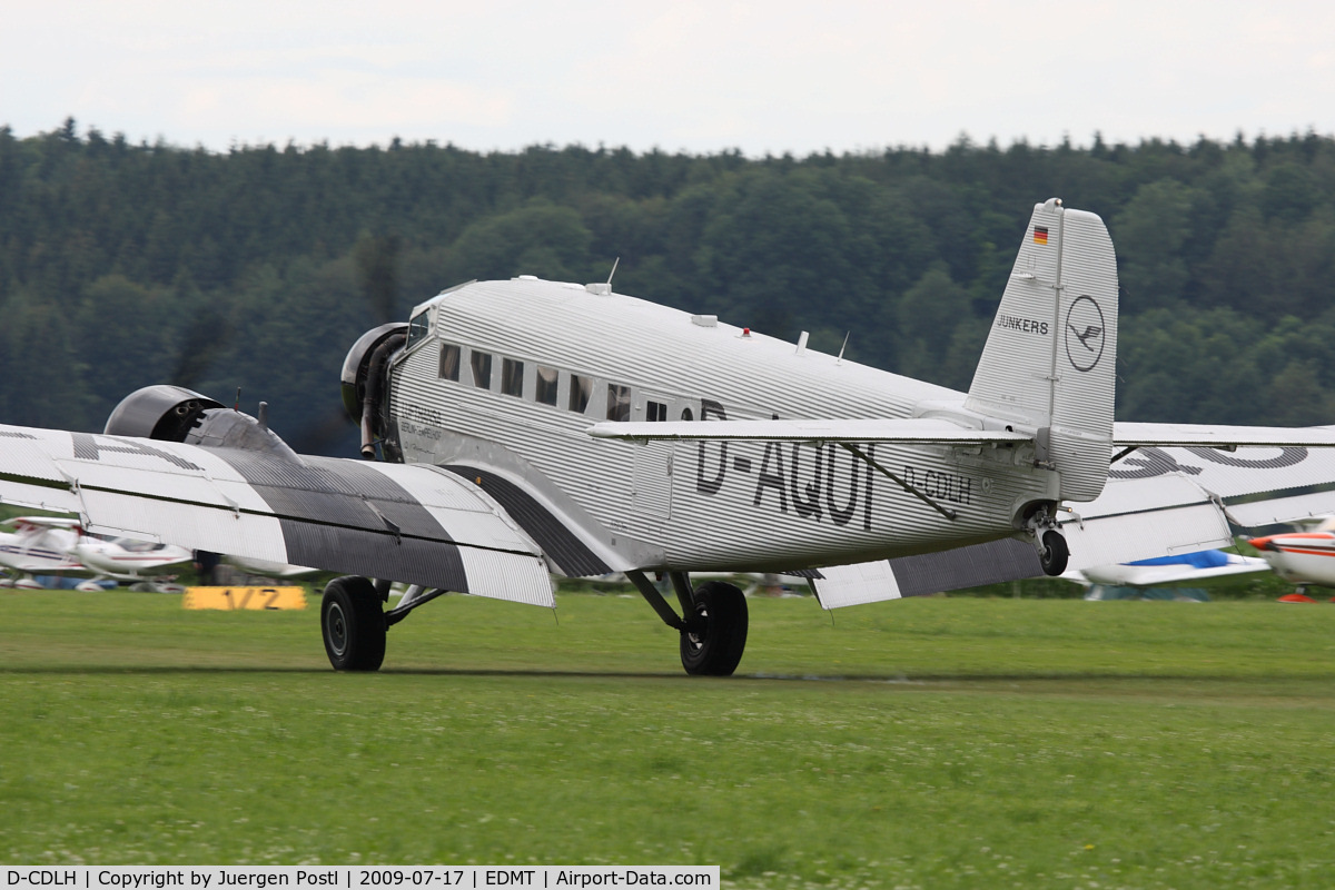 D-CDLH, 1936 Junkers Ju-52/3m C/N 130714, Lufthansa Junkers Ju-52