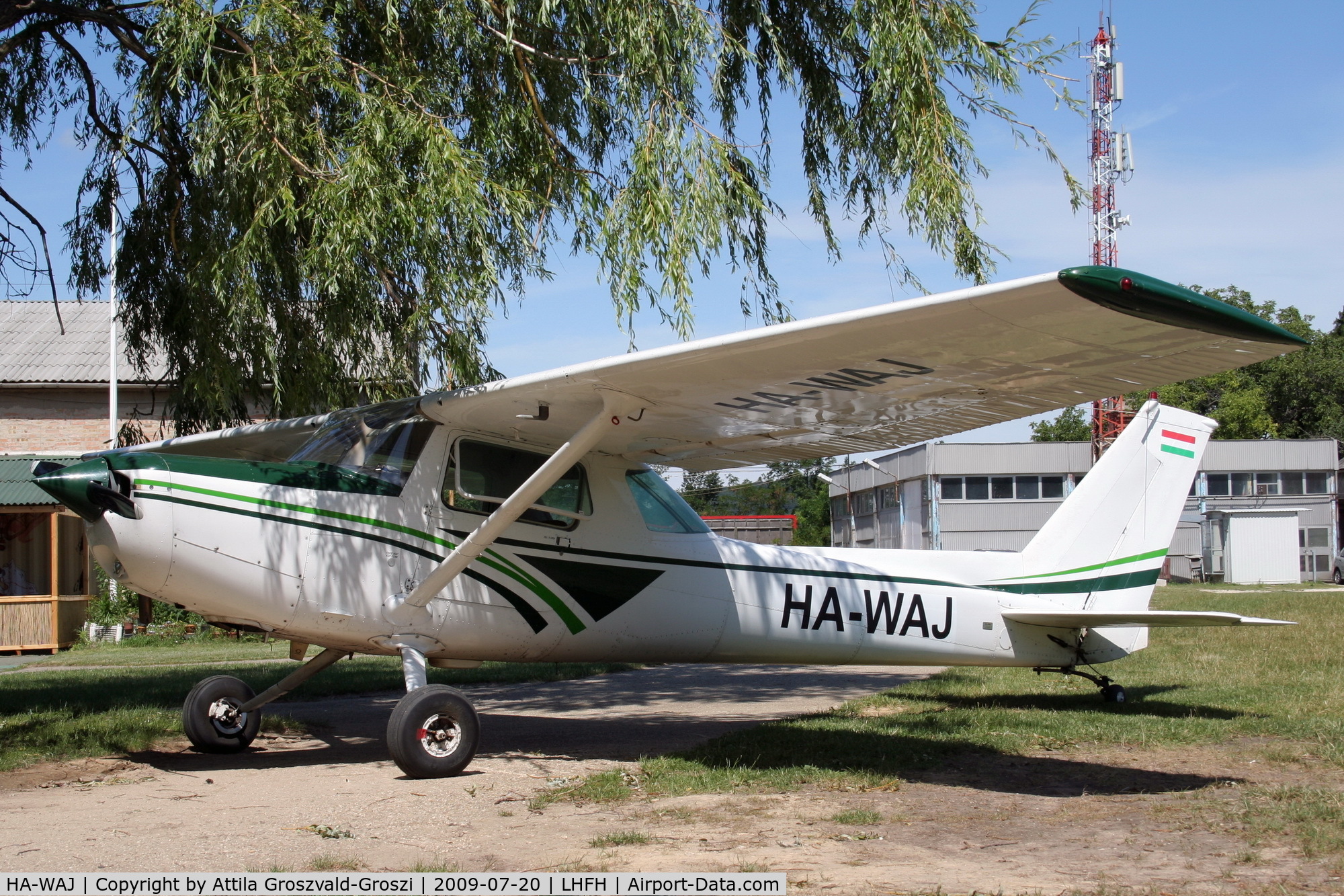 HA-WAJ, 1980 Cessna 152 C/N 152-83188, Farkashegy Airport Hungary / LHFH - That little Cessna 152 machines one, which are tail runner
