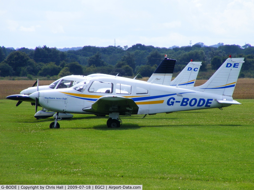 G-BODE, 1988 Piper PA-28-161 Cherokee Warrior II C/N 2816039, Sherburn Aero Club Ltd, Previous ID: N9603N