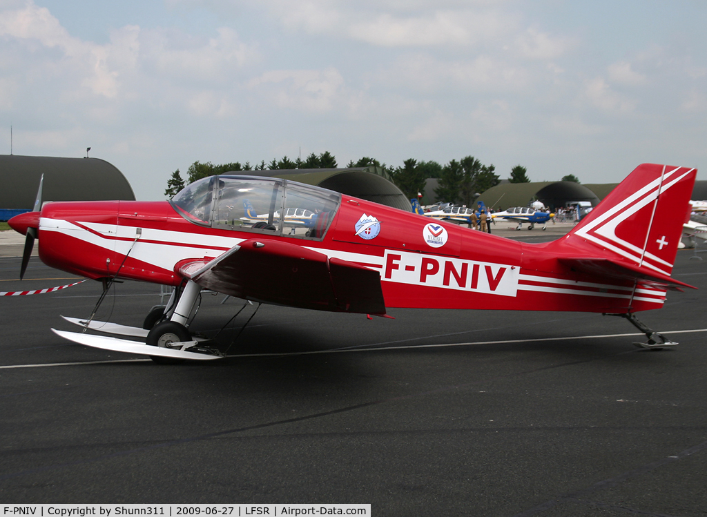 F-PNIV, Jodel D-140 Mousquetaire C/N 494, Displayed during last LFSR Airshow...