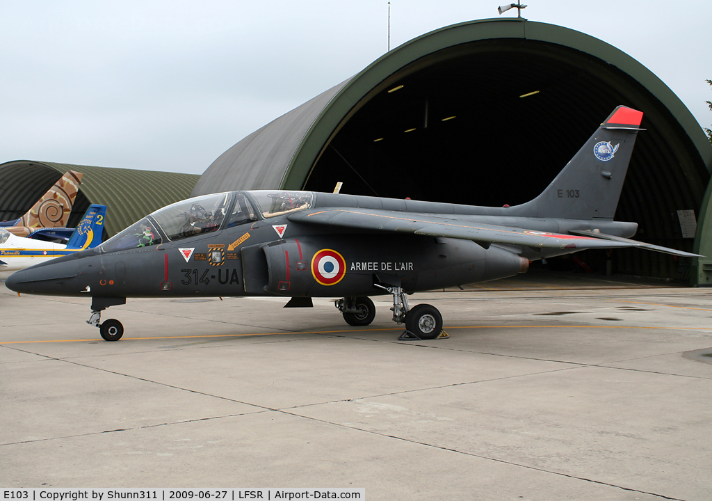 E103, Dassault-Dornier Alpha Jet E C/N E103, Displayed during last LFSR Airshow...