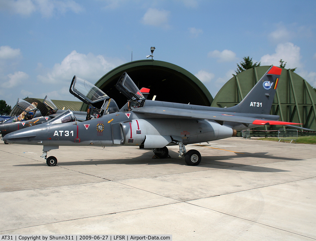 AT31, Dassault-Dornier Alpha Jet 1B C/N B31/1142, Displayed during last LFSR Airshow...