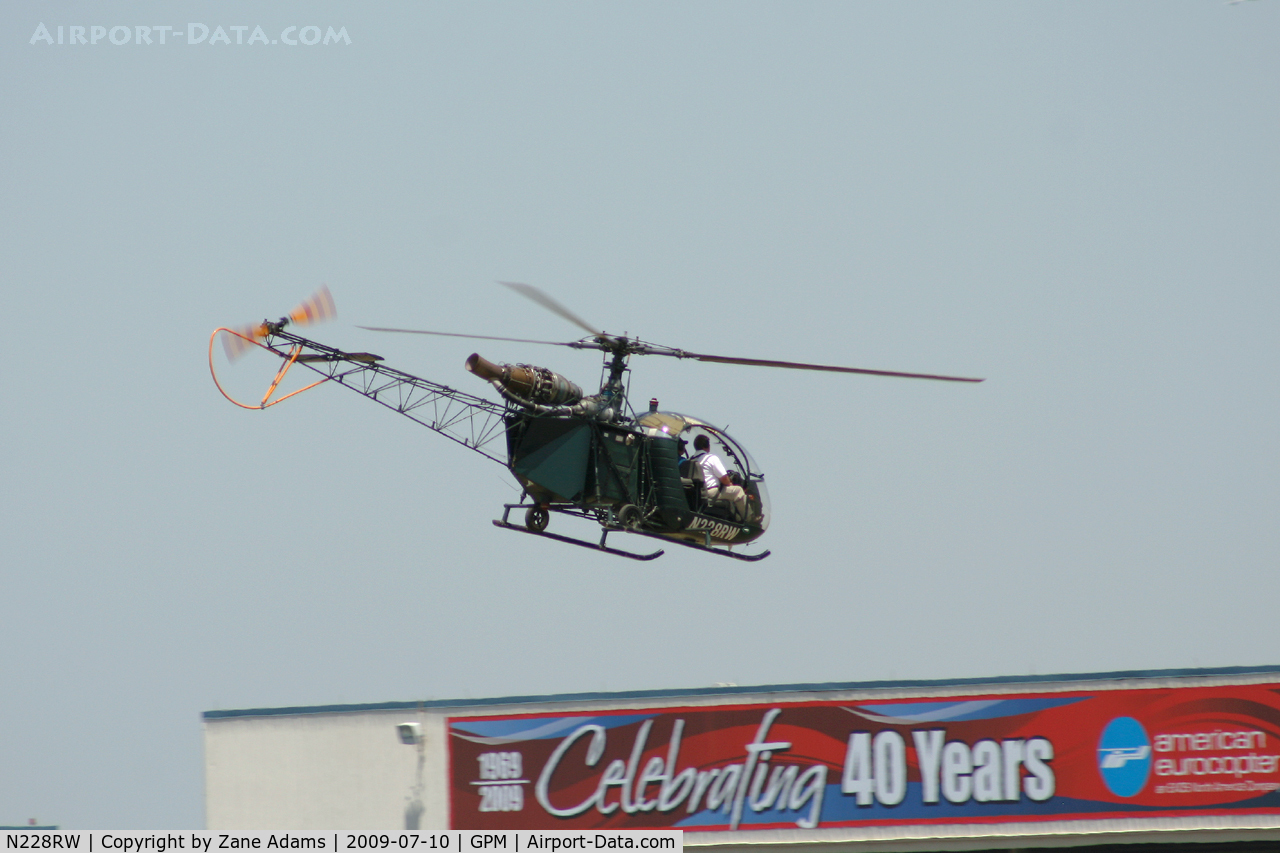 N228RW, 1969 Sud Aviation SA-318C Alouette II C/N 2114, At American Eurocopter 40th Anniversary party - Grand Prairie, Texas