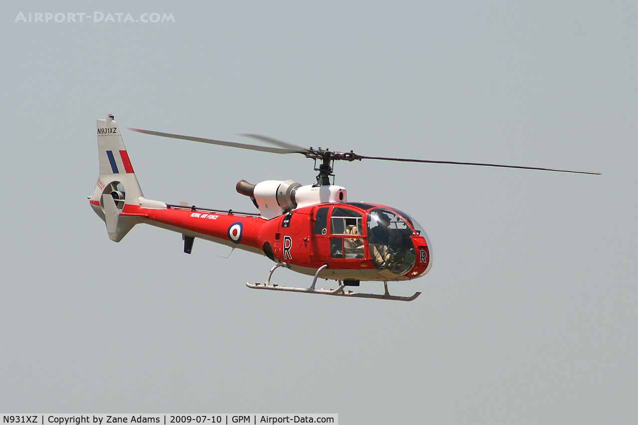 N931XZ, Westland SA-341D Gazelle HT3 C/N WA1728, At American Eurocopter 40th Anniversary party - Grand Prairie, Texas