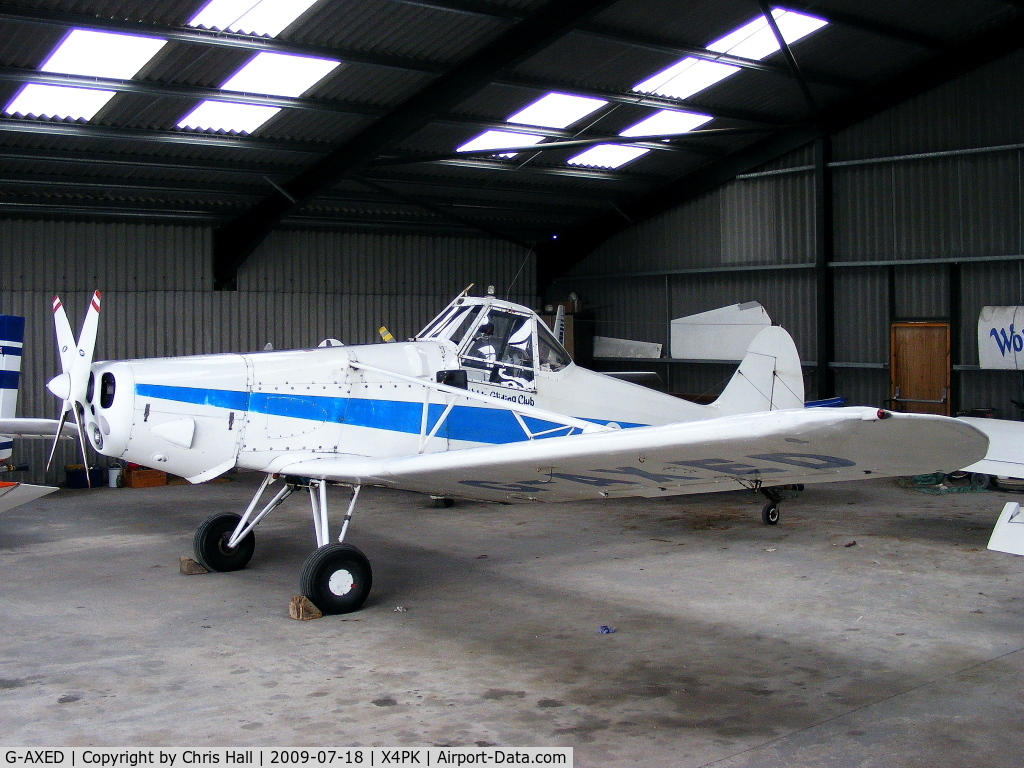 G-AXED, 1965 Piper PA-25-235 Pawnee C/N 25-3586, Wolds Gliding Club at Pocklington Airfield