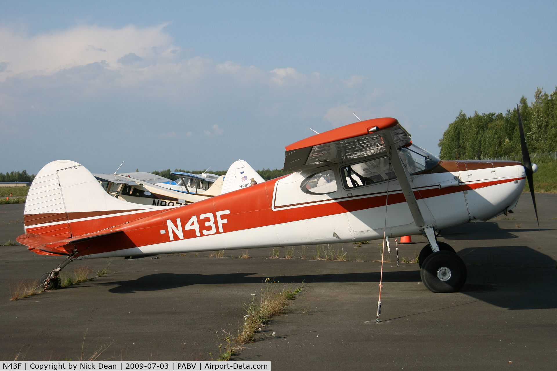 N43F, 1954 Cessna 170B C/N 26221, PABV