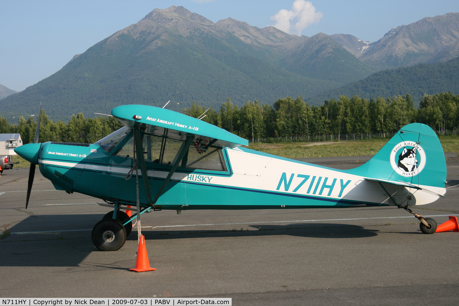 N711HY, 1999 Aviat A-1B Husky C/N 2025, PABV