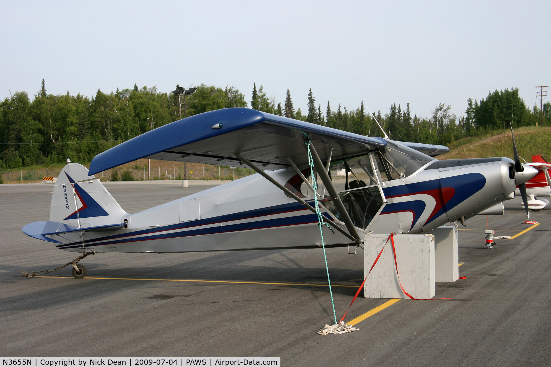 N3655N, 1947 Piper PA-12 Super Cruiser C/N 12-1906, PAWS