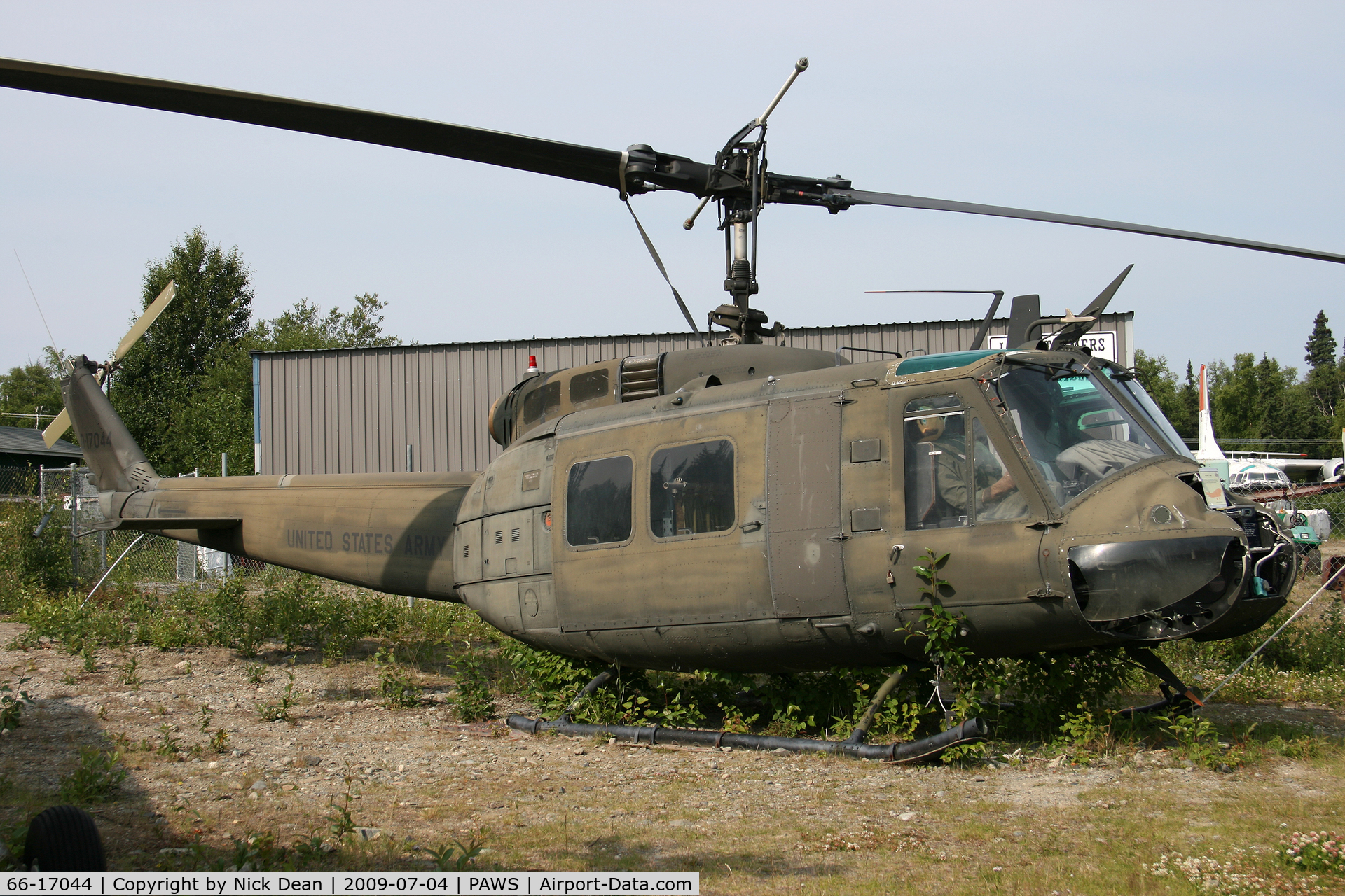 66-17044, 1966 Bell UH-1D Iroquois C/N 9238, Alaska Transportation Museum