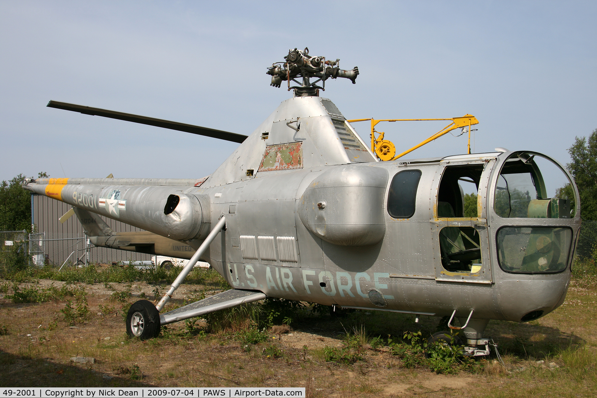 49-2001, 1949 Sikorsky H-5H C/N Not found 49-2001, Alaska Transportation Museum
