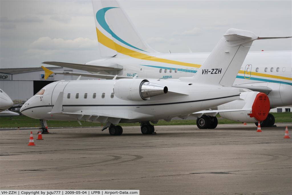 VH-ZZH, 2000 Bombardier Challenger 601-3A (CL-600-2B16) C/N 5456, on transit at Le Bourget