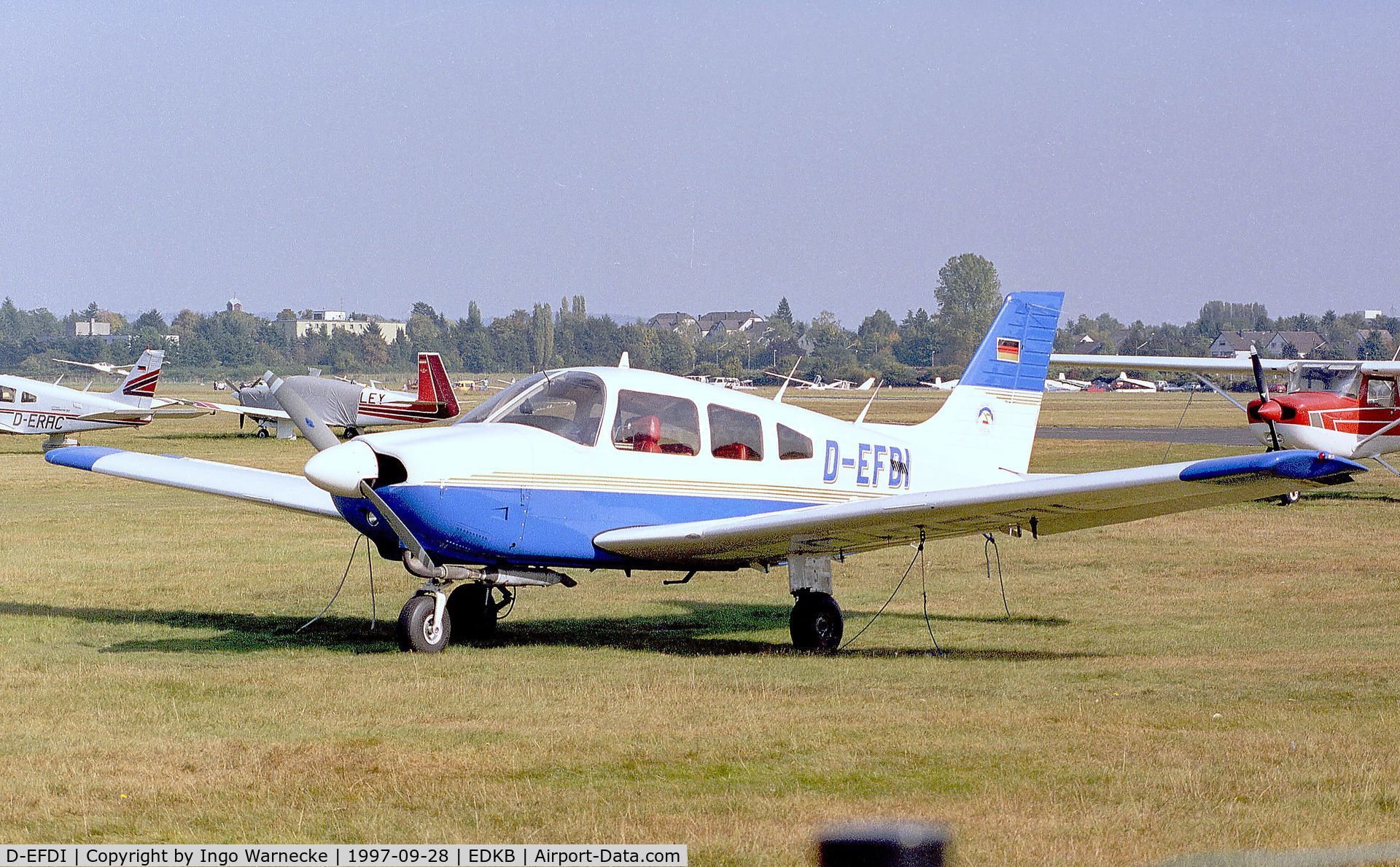 D-EFDI, 1982 Piper PA-28-181 Archer II C/N 28-8290111, Piper PA-28-181 Archer II at Bonn-Hangelar airfield