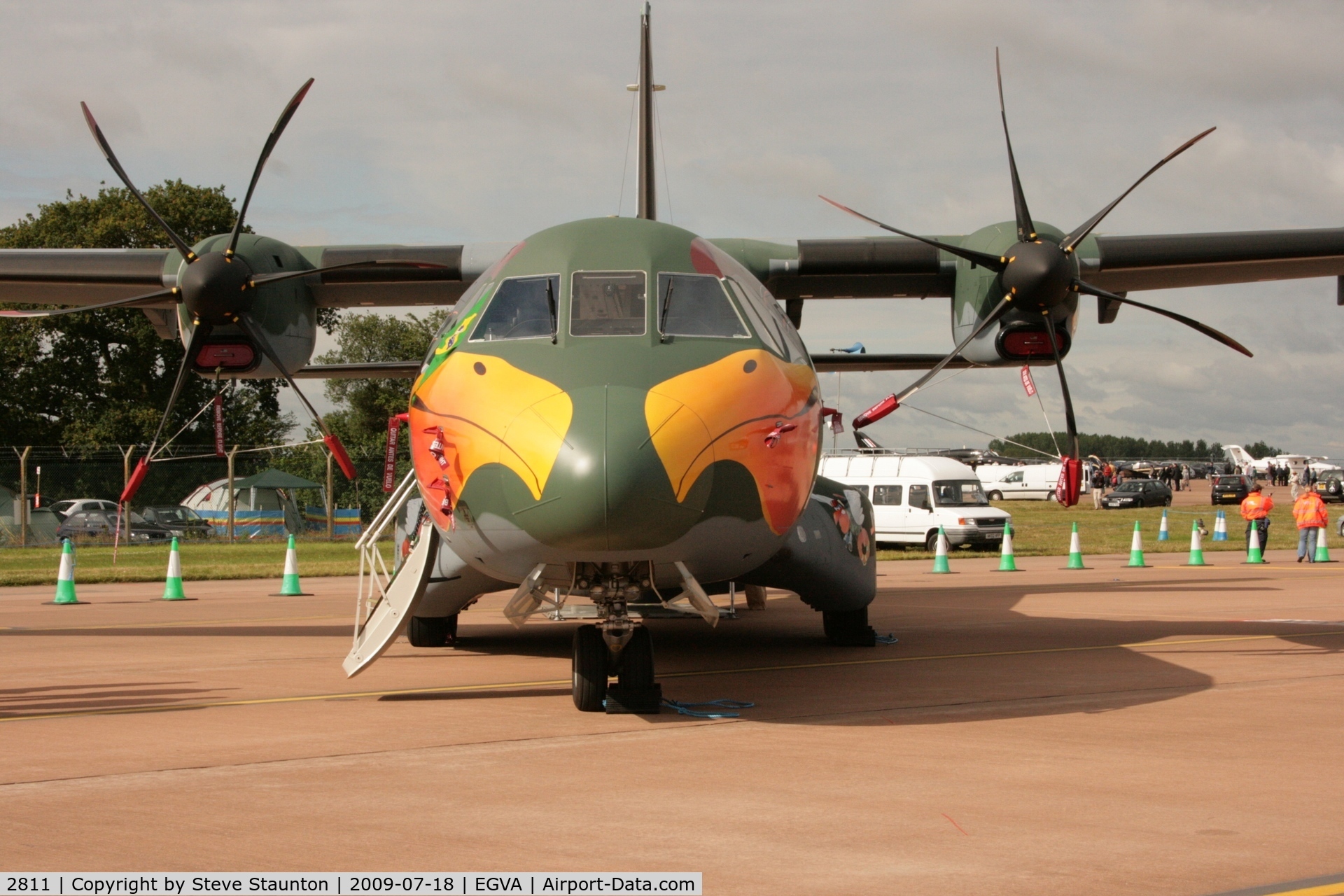 2811, 2009 CASA C-295M C-105A Amazonas C/N S-058, Taken at the Royal International Air Tattoo 2009