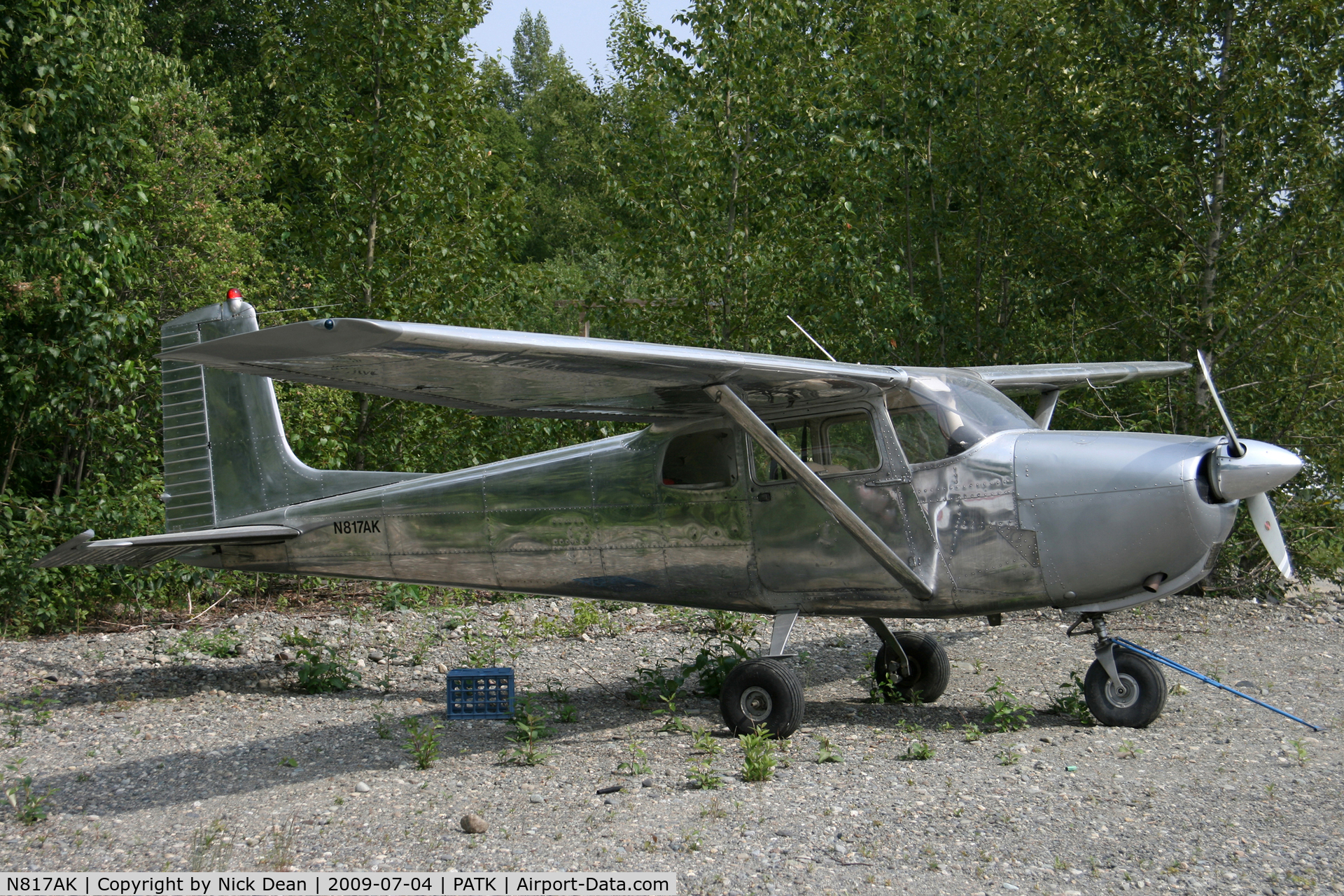 N817AK, 1958 Cessna 175 Skylark C/N 55101, PATK