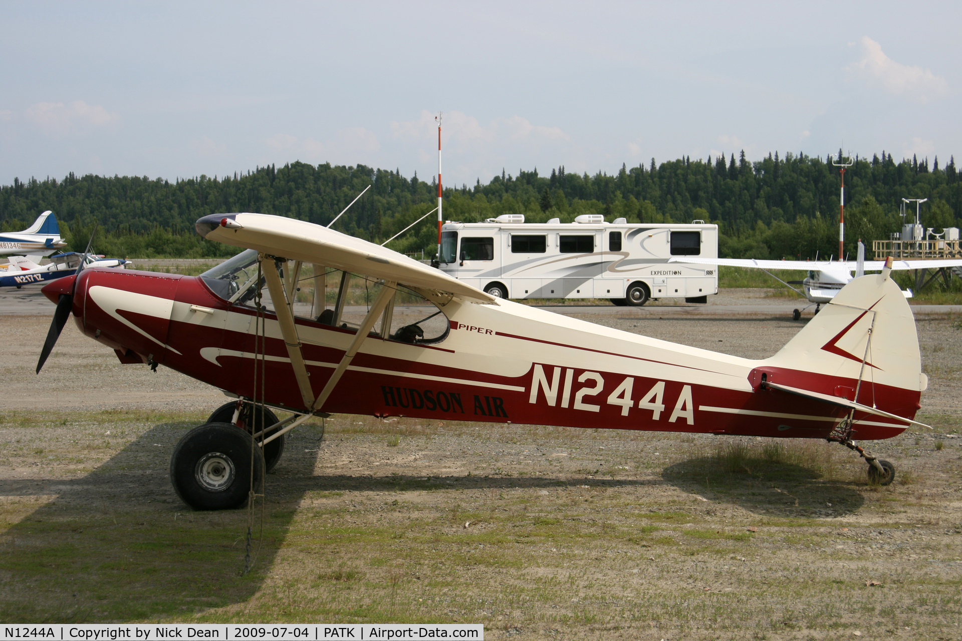 N1244A, 1957 Piper PA-18 C/N 18-1037, PATK