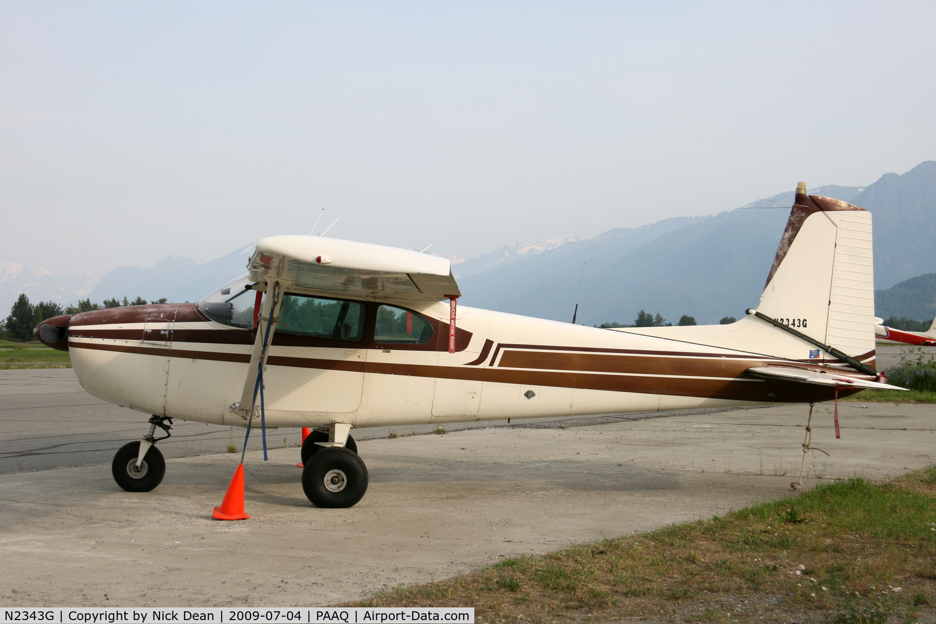 N2343G, 1958 Cessna 182B Skylane C/N 51643, PAAQ