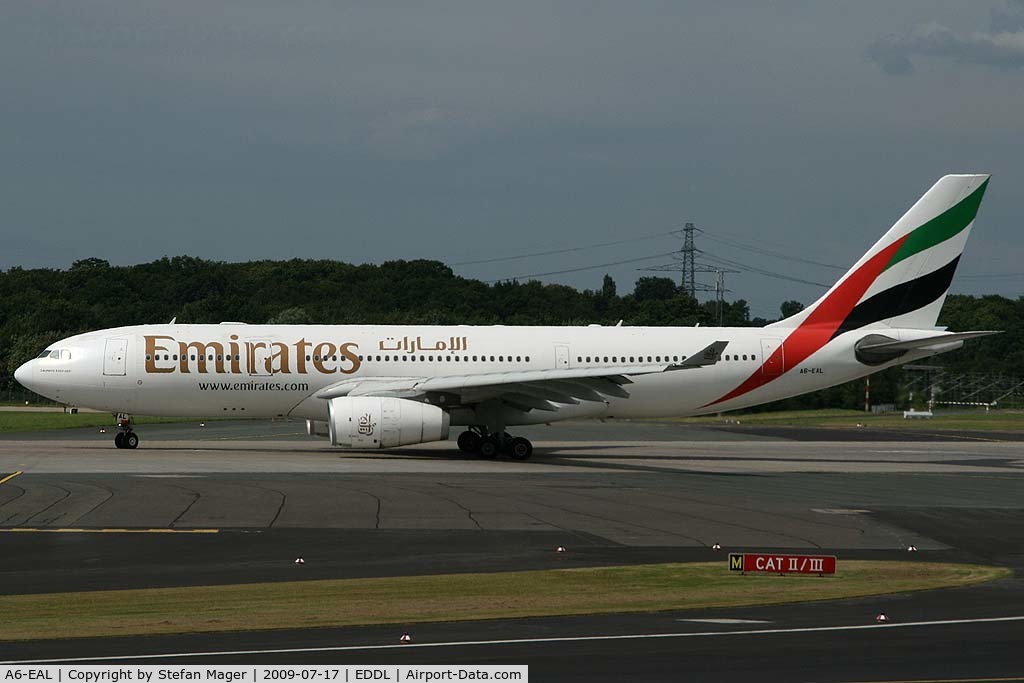 A6-EAL, 2002 Airbus A330-243 C/N 462, Emirates A330-200