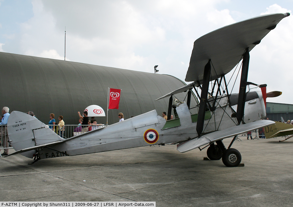 F-AZTM, De Havilland DH-82A Tiger Moth II C/N 85946, Displayed during last LFSR Airshow...