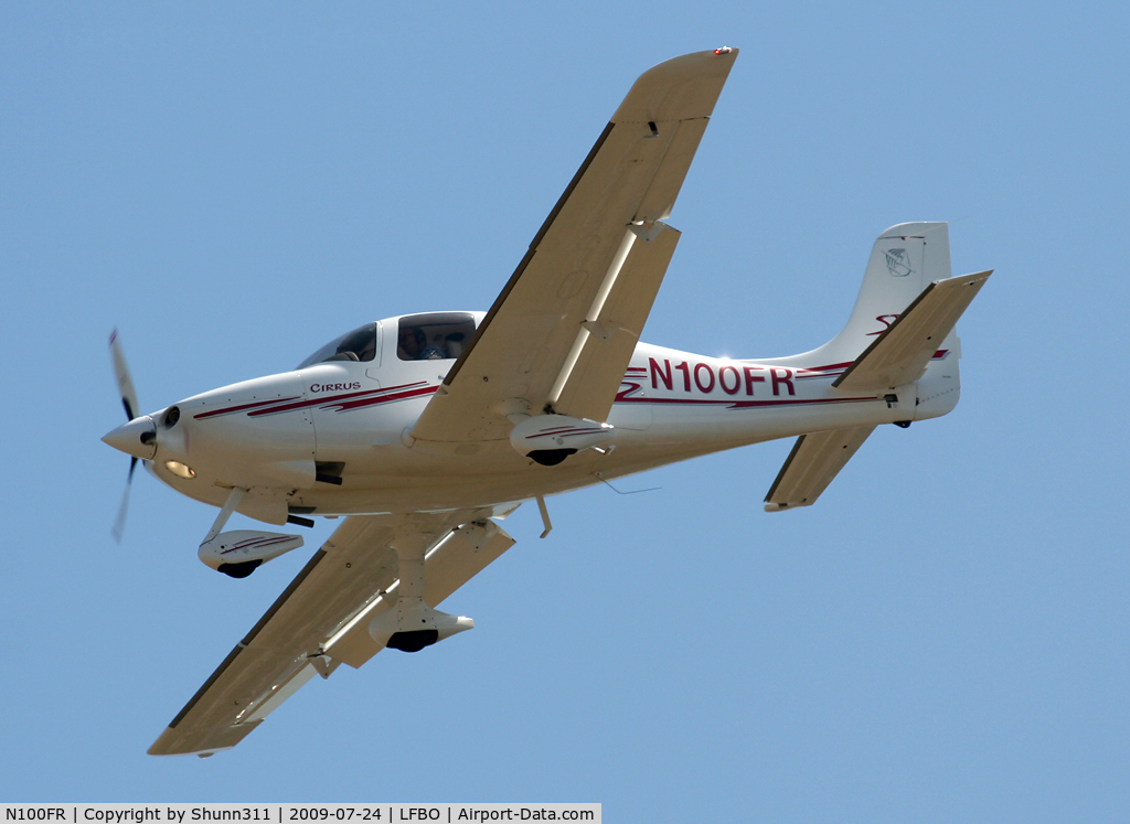 N100FR, 2003 Cirrus SR22 C/N 0770, Landing rwy 32L