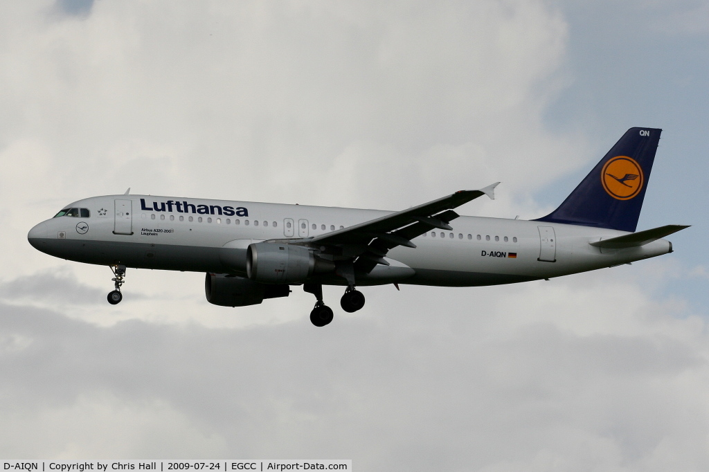 D-AIQN, 1991 Airbus A320-211 C/N 0269, Lufthansa