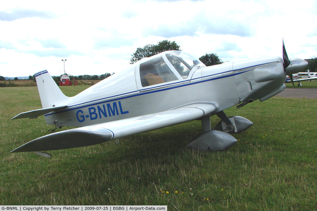 G-BNML, 1996 Rand KR-2 C/N PFA 129-11240, Rand KR-2 at Leicester on 2009 Homebuild Fly-In day