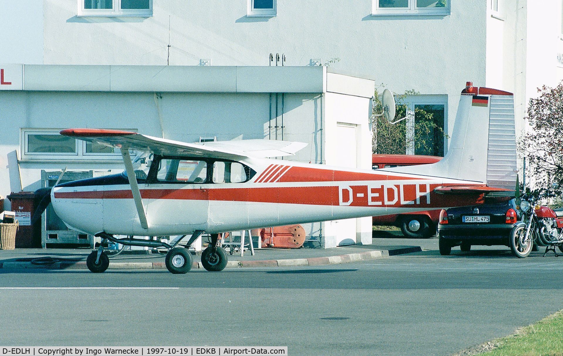 D-EDLH, 1956 Cessna 172 C/N 28871, Cessna 172 (early model) at Bonn-Hangelar airfield