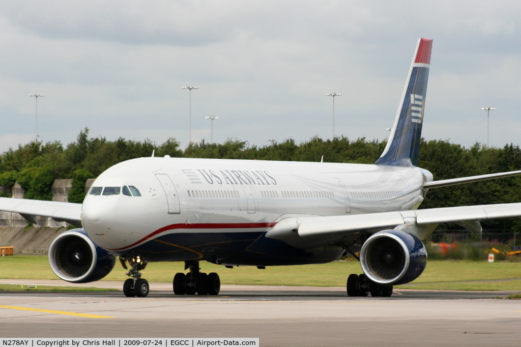 N278AY, 2001 Airbus A330-323 C/N 0388, US Airways