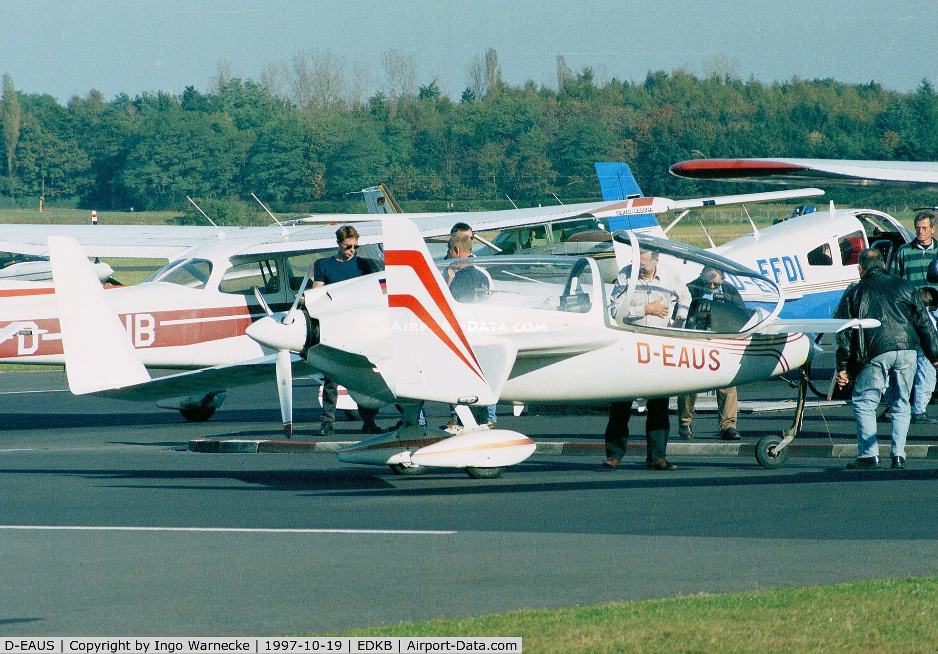 D-EAUS, Gyroflug SC-01B-160 Speed Canard C/N S-10, Gyroflug SC.01B-160 Speed Canard at Bonn-Hangelar airfield