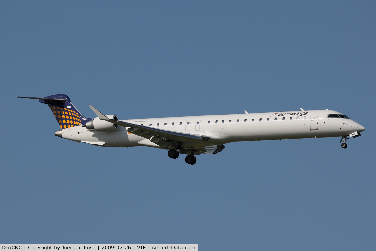 D-ACNC, 2009 Bombardier CRJ-900LR (CL-600-2D24) C/N 15236, Click here for full size photo!   	 Eurowings Canadair CL-600-2D24 Regional Jet CRJ-900LR