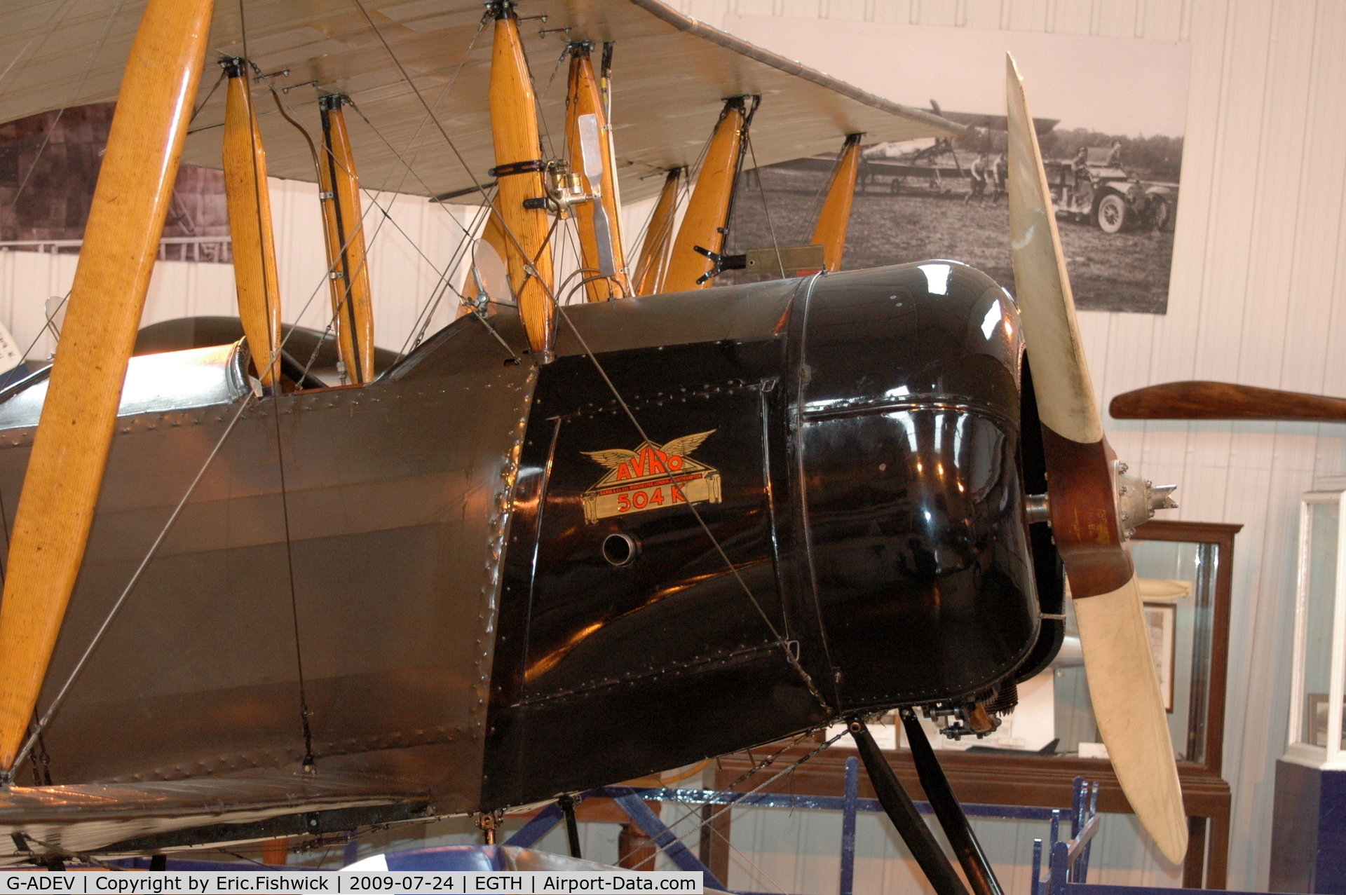 G-ADEV, 1918 Avro 504K C/N R3/LE/61400, 4. Immaculate 504K at The Shuttleworth Collection