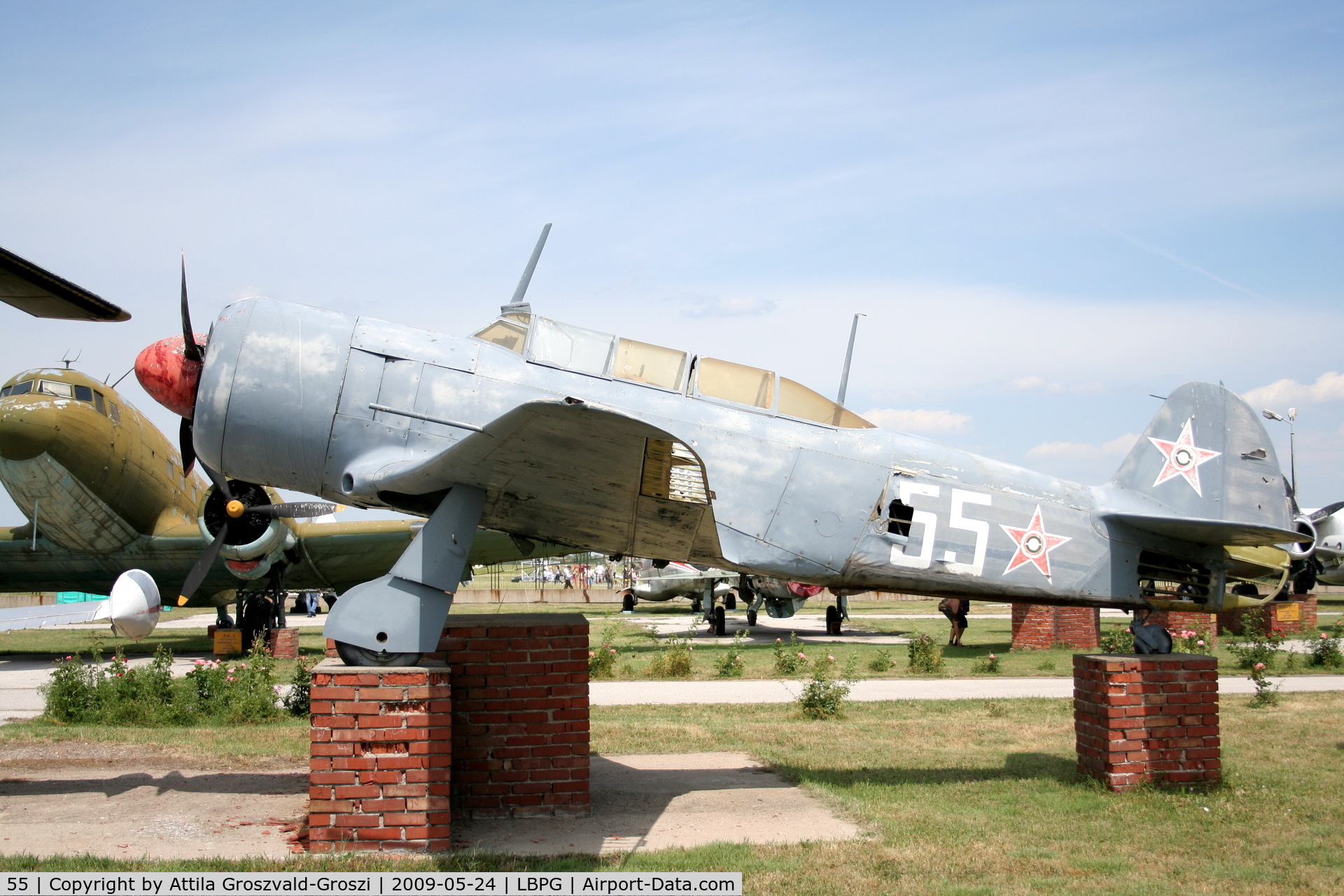 55, Yakovlev Yak-11 C/N 172413, Bulgarian Museum of Aviation, Plovdiv-Krumovo (LBPG).