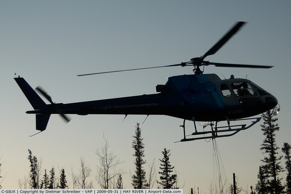 C-GIUX, 1980 Aerospatiale AS-350BA Ecureuil C/N 1240, Great Slave Helicopters AS350