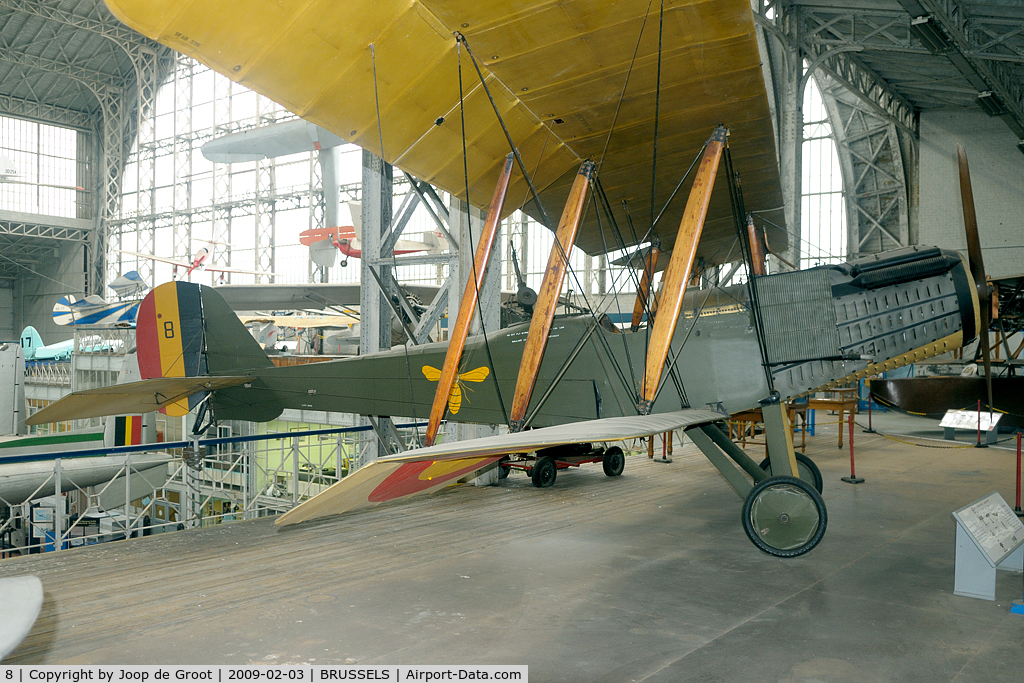 8, Royal Aircraft Factory RE-8 C/N 326, Preserved in the excellent Brussels museum