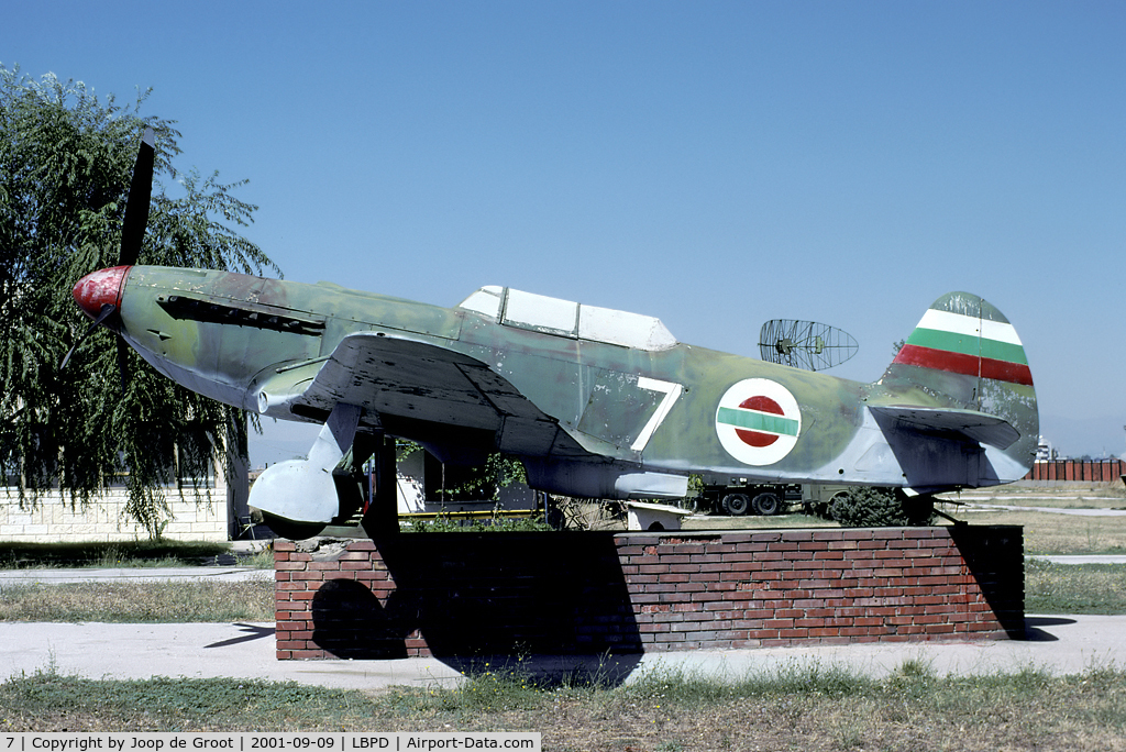 7, 1945 Yakovlev Yak-9U C/N 42 166 927, Ex 326 of the Bulgarian AF