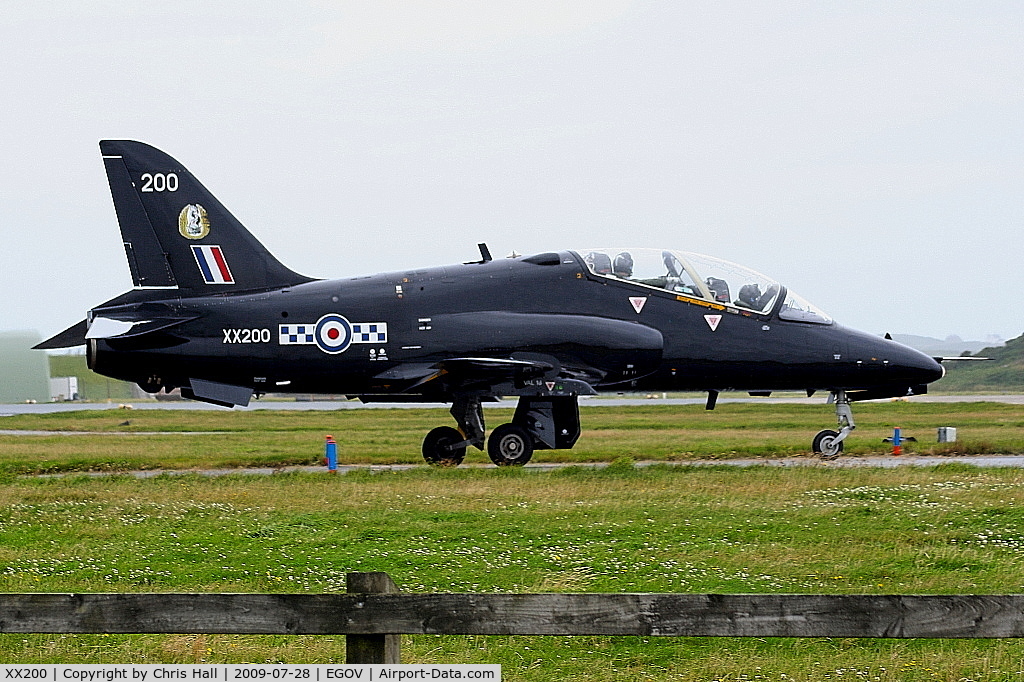 XX200, 1978 Hawker Siddeley Hawk T.1A C/N 047/312047, RAF No 4 FTS/19(R) Sqn