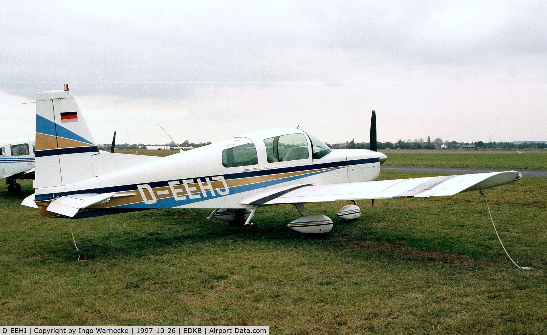 D-EEHJ, American AA-5 C/N AA5-0287, Grumman American AA-5 Traveler at Bonn-Hangelar airfield