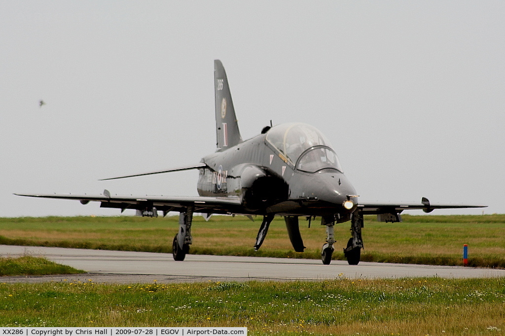 XX286, 1979 Hawker Siddeley Hawk T.1A C/N 112/312111, BAe Systems Hawk T1, RAF No 4 FTS/19(R) Sqn