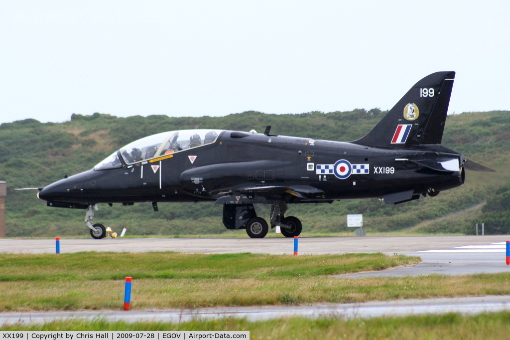 XX199, 1978 Hawker Siddeley Hawk T.1A C/N 046/312046, RAF No 4 FTS/19(R) Sqn