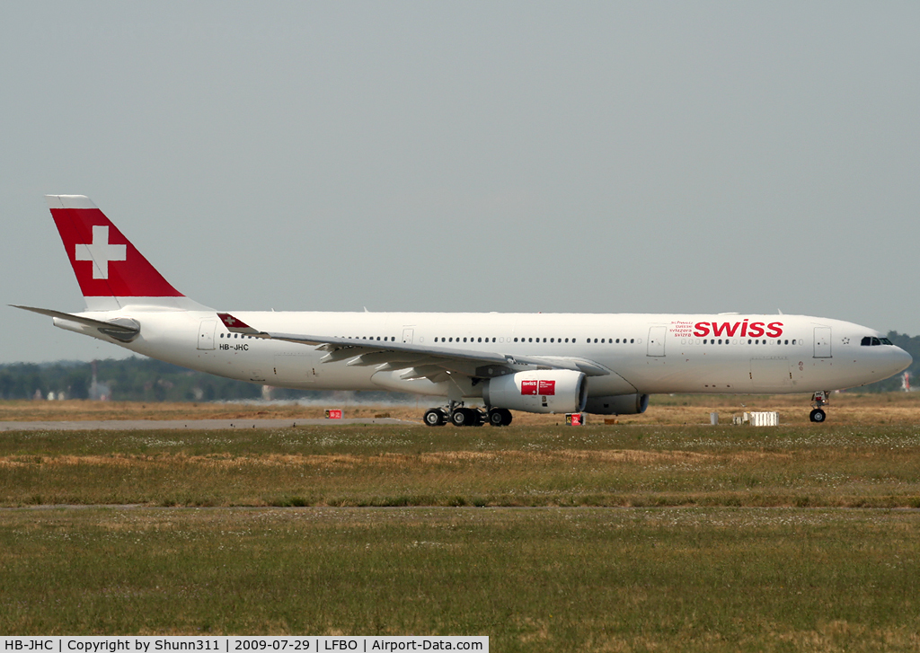 HB-JHC, 2009 Airbus A330-343X C/N 1029, Delivery day to ZRH...