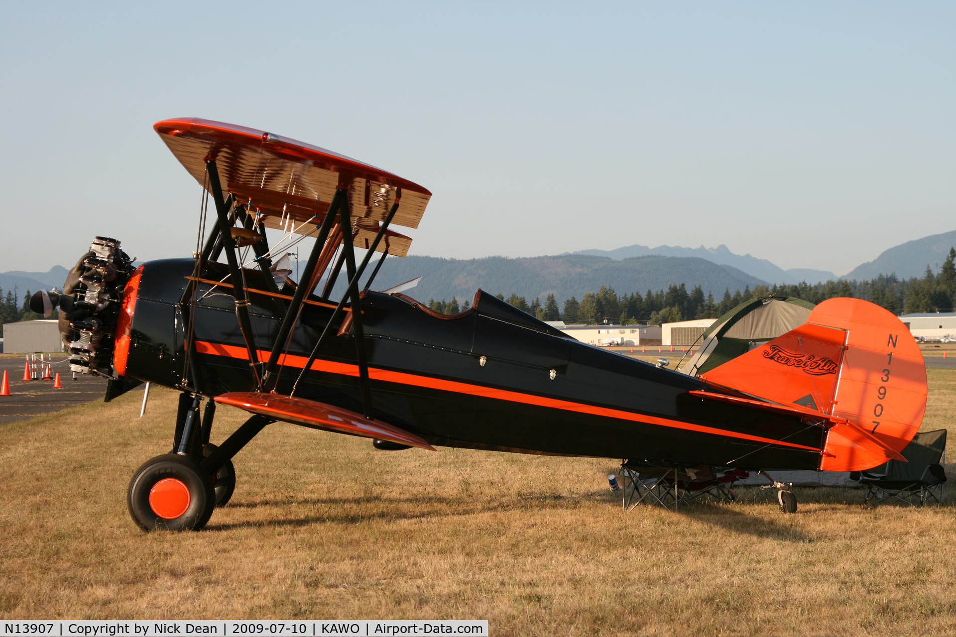 N13907, 1929 Curtiss-Wright Travel Air B-4000 C/N 1326, KAWO