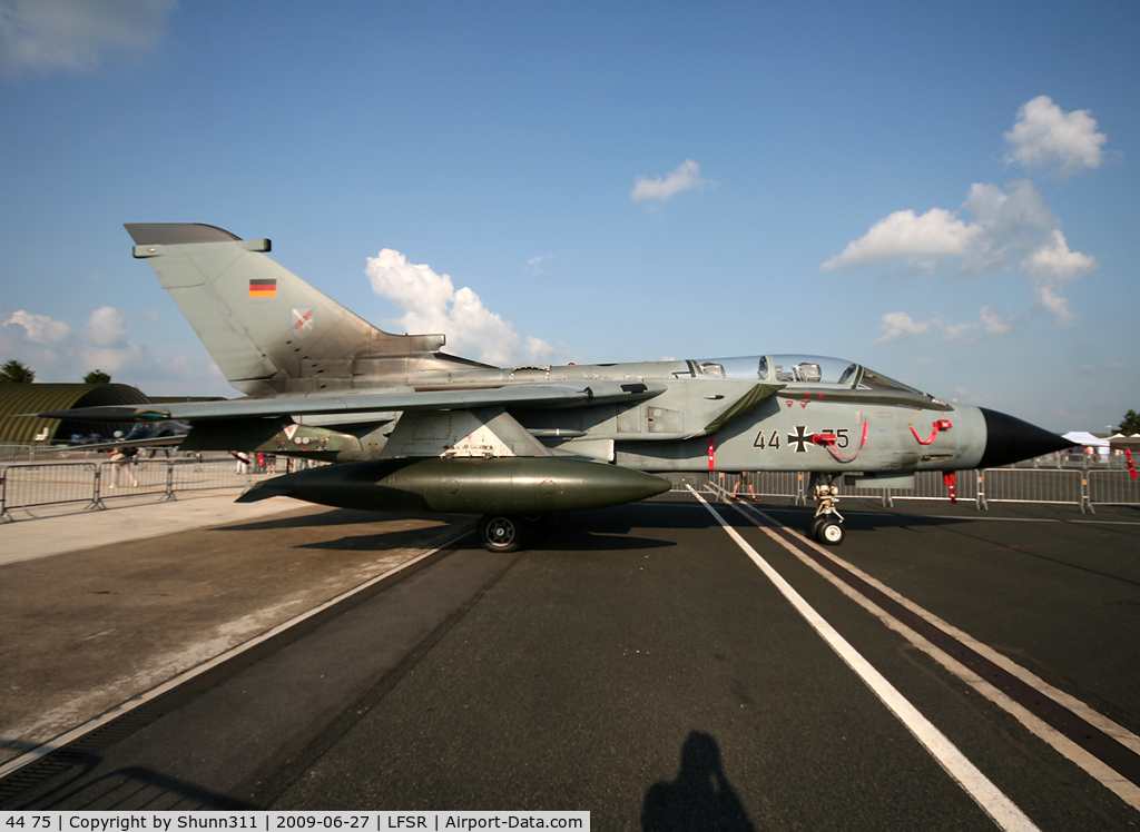 44 75, Panavia Tornado IDS(T) C/N 443/GT047/4175, Displayed during last LFSR Airshow...
