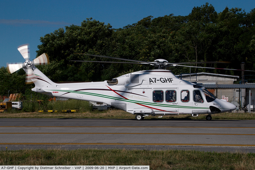 A7-GHF, AgustaWestland AW-139 C/N 31242, Gulf Helicopters A109