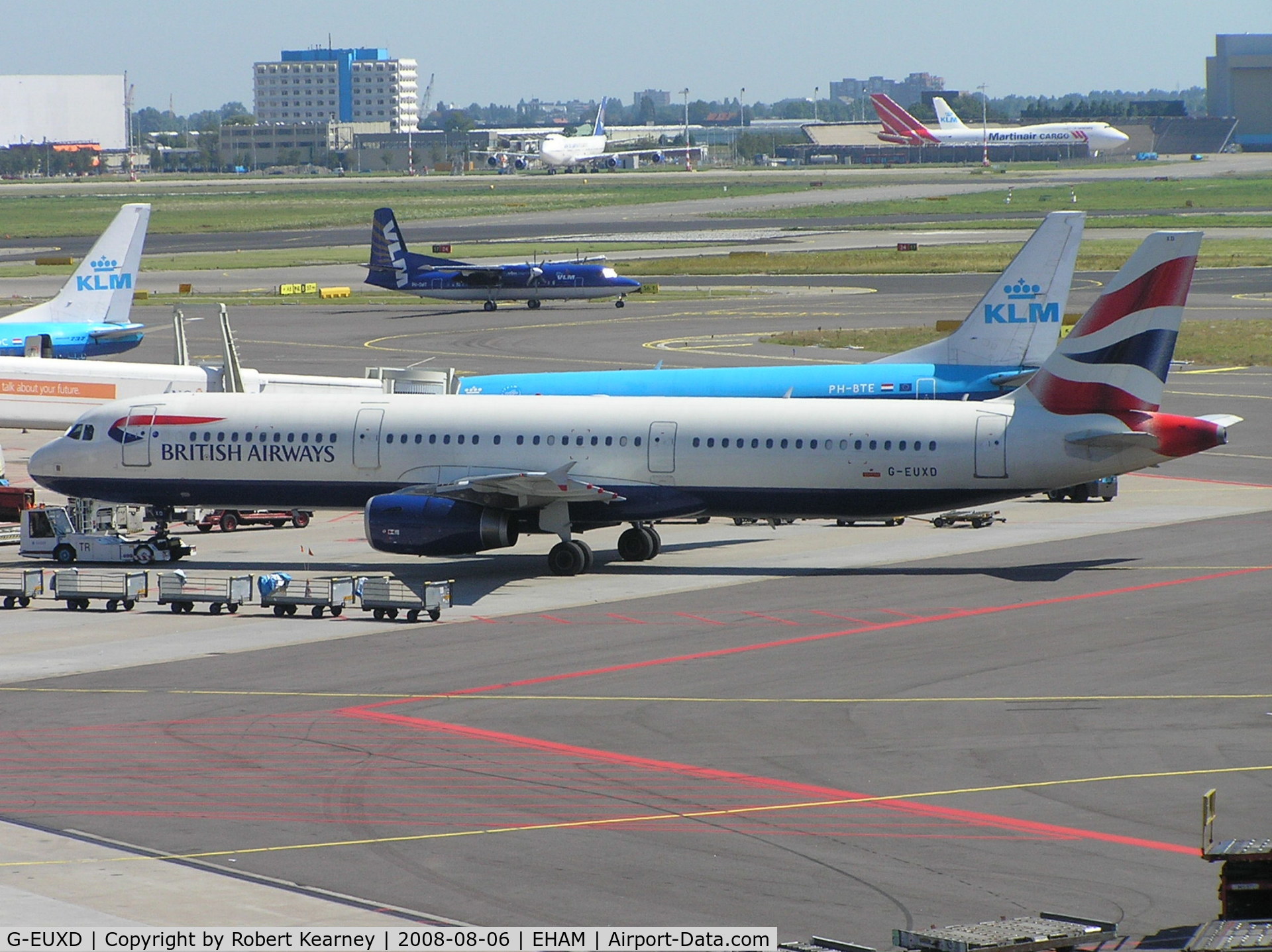 G-EUXD, 2004 Airbus A321-231 C/N 2320, BAW pushing back