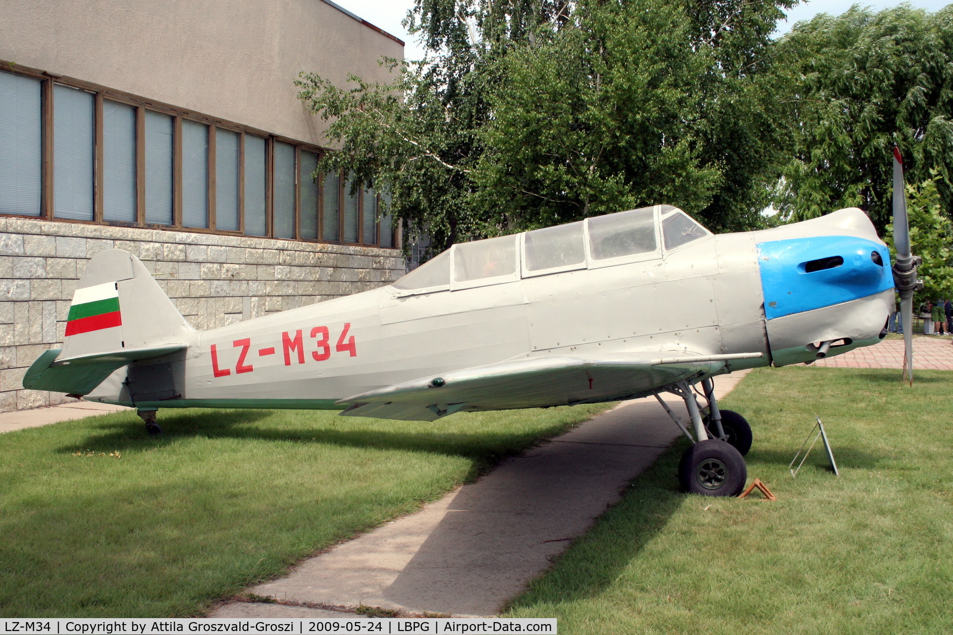 LZ-M34, 1950 Lazarov Laz-7M, Bulgarian Museum of Aviation, Plovdiv-Krumovo (LBPG). trainer/liaison/light attack aircraft