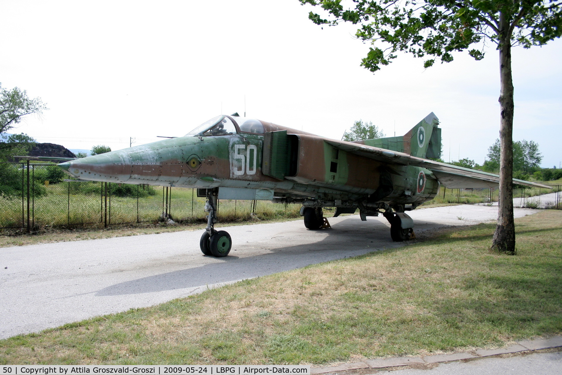 50, 1981 Mikoyan-Gurevich MiG-23BN C/N 0393215750, Bulgarian Museum of Aviation, Plovdiv-Krumovo (LBPG).